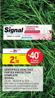 Signal Dentifrice Gencives Fortes Protection Complete
