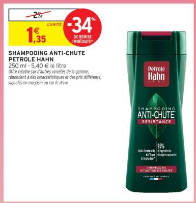 Shampooing Anti Chute Petrole Hahn