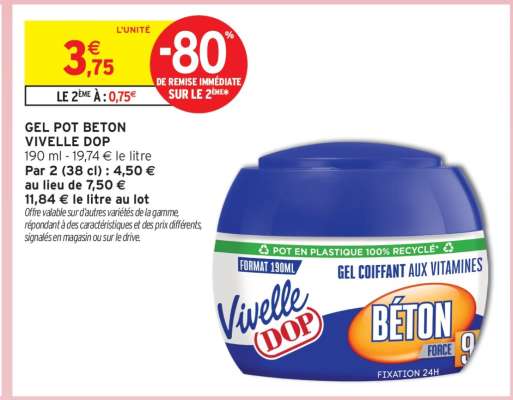 GEL POT BETON VIVELLE DOP