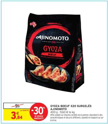 Gyoza Boeuf x20 Surgelés Ajinomoto