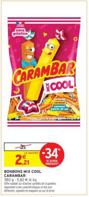 BONBONS MIX COOL CARAMBAR