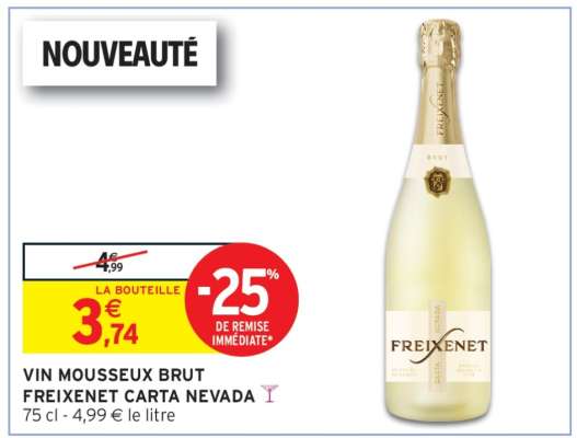 Vin Mousseux Brut Freixenet Carta Nevada