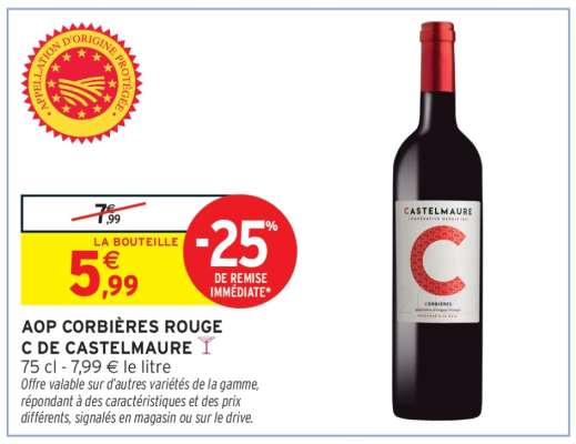 AOP Corbières Rouge C de Castelmaure