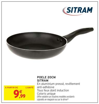 POÊLE 20CM “SITRAM”