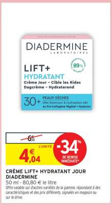 CRÈME LIFT+ HYDRATANT JOUR DIADERMINE
