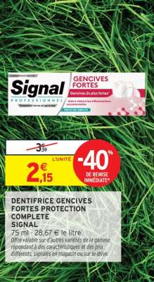 Signal Professionnel Gencives Fortes