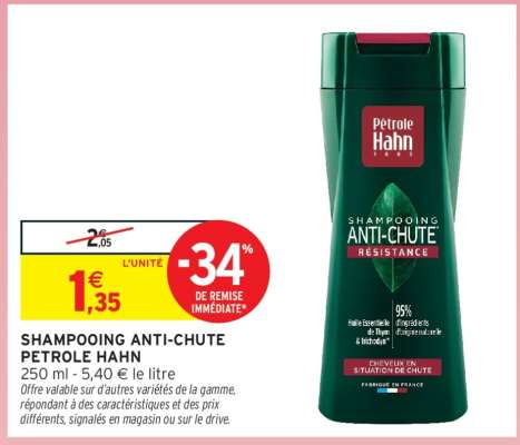 Shampooing Anti Chute Petrole Hahn