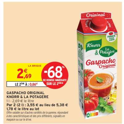 Gaspacho Original Knorr & La Potagère