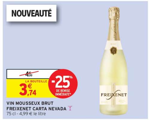 Vin Mousseux Brut Freixenet Carta Nevada