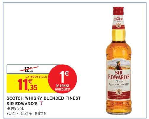 Scotch Whisky Blended Finest Sir Edward's