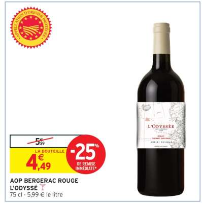 AOP BERGERAC ROUGE L'ODYSSÉE