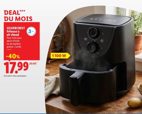 SilverCrest Friteuse à air chaud