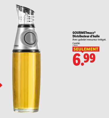 GOURMETmaxx Distributeur d'huile