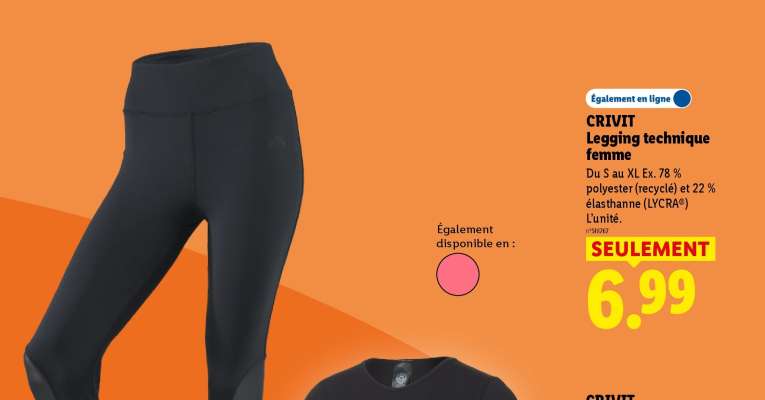 CRIVIT Legging technique femme