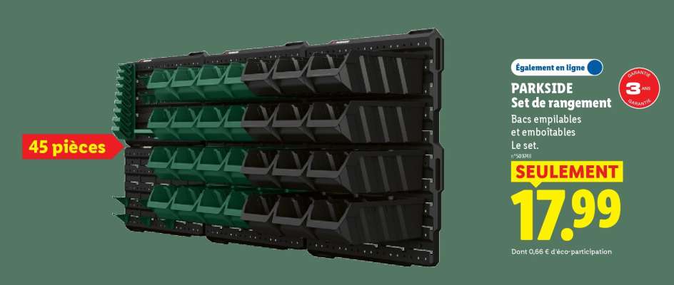 PARKSIDE Set de rangement