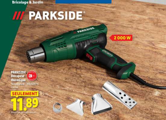 PARKSIDE Décapeur thermique