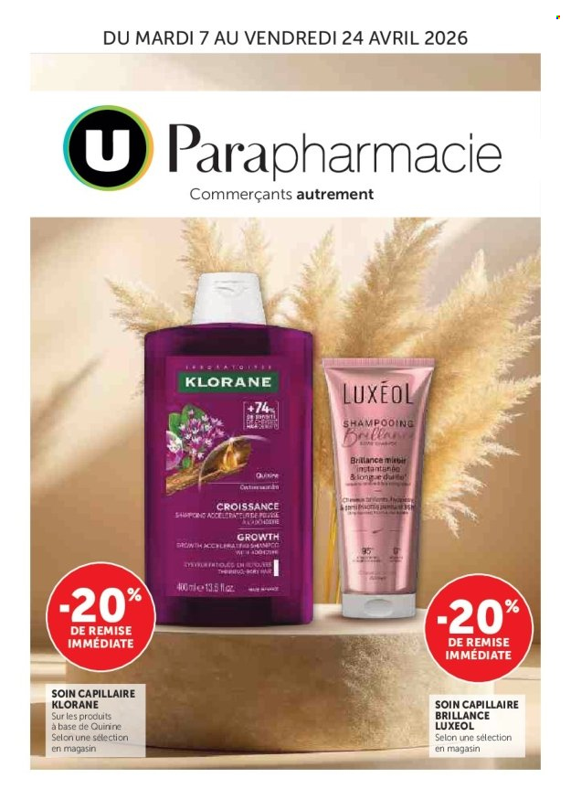 Catalogue Magasins U - 07/04/2026 - 24/04/2026. Page 1