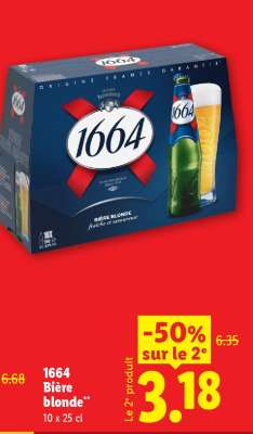 1664 BIÈRE BLONDE