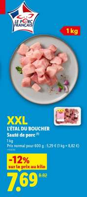Sauté de porc