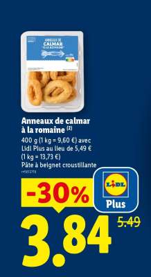 Anneaux de calmar à la romaine