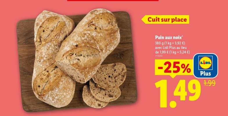 Pain aux noix
