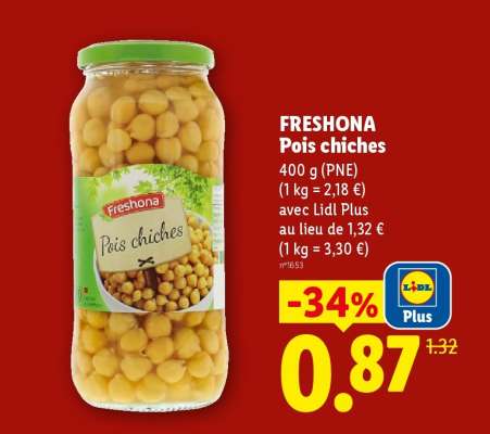 FRESHONA Pois chiches
