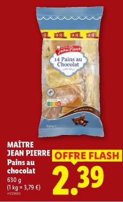 MAÎTRE JEAN PIERRE Pains au chocolat