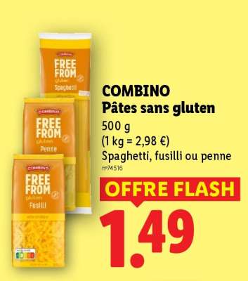 COMBINO Pâtes sans gluten