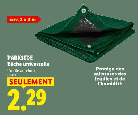 PARKSIDE Bâche universelle
