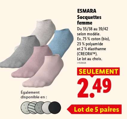 ESMARA Socquettes femme