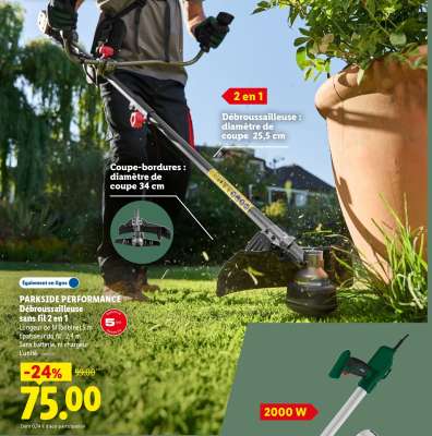 PARKSIDE PERFORMANCE Débroussailleuse