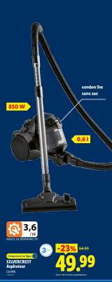 SilverCrest Aspirateur