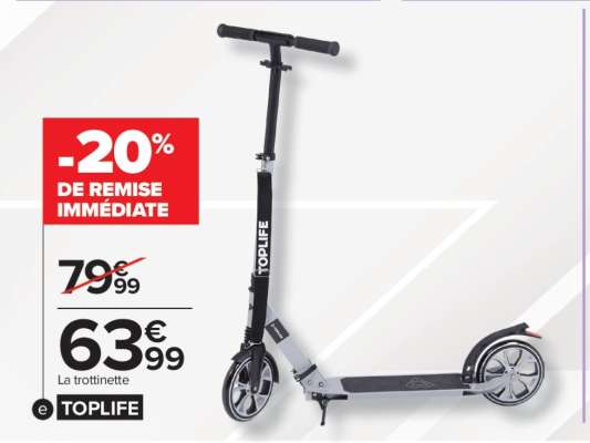 La trottinette TOPLIFE