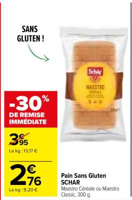 Pain Sans Gluten SCHAR