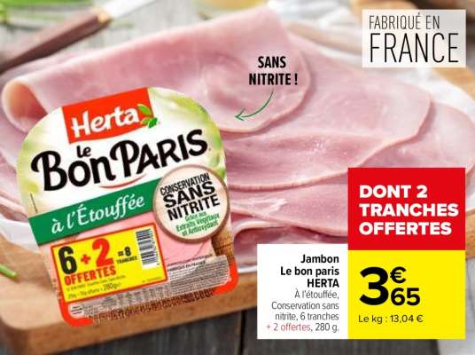 Jambon Le Bon Paris Herta
