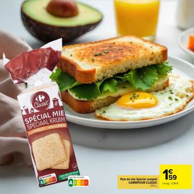 Pain de mie Spécial complet