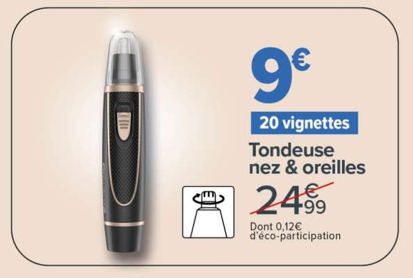 TONDEUSE NEZ-OREILLES