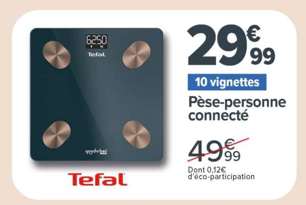 Tefal Pèse-personne connecté