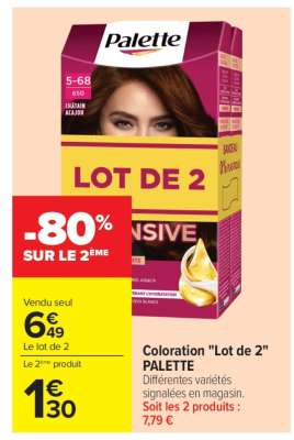 Coloration "Lot de 2" PALETTE