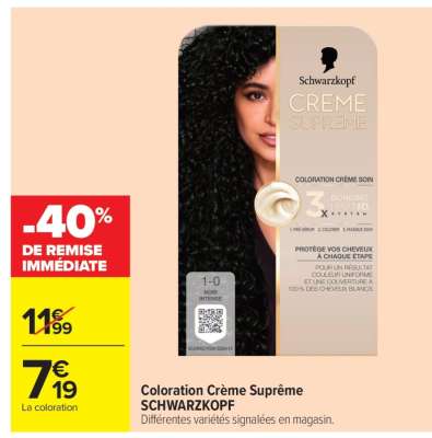 Coloration Crème Suprême SCHWARZKOPF