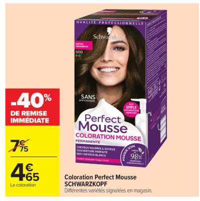 Coloration Perfect Mousse SCHWARZKOPF