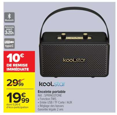 ENCEINTE PORTABLE