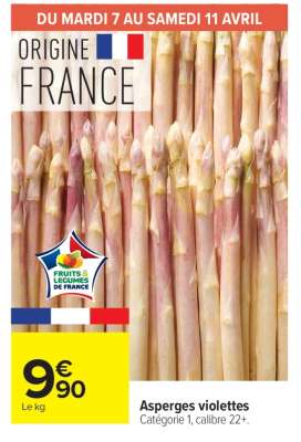 Asperges violettes