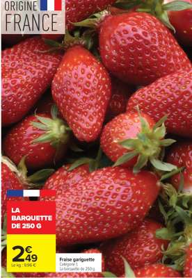 LA BARQUETTE DE 250 G