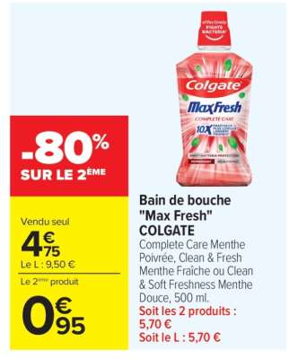 Bain de bouche 'Max Fresh' COLGATE