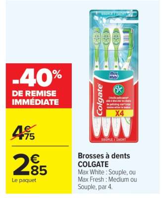 Brosses à dents COLGATE