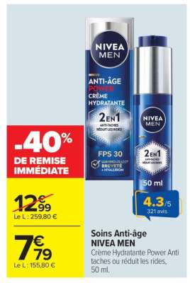 Soins Anti-âge NIVEA MEN