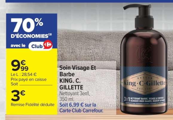 Soin Visage Et Barbe KING. C. GILLETTE