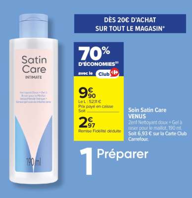 Soin Satin Care VENUS