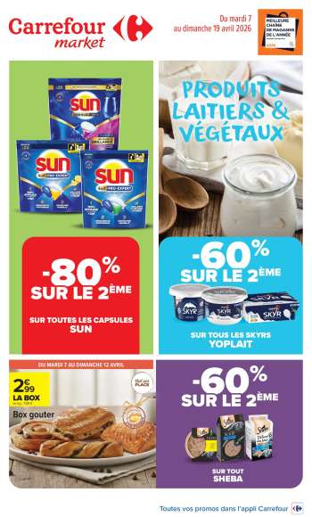 Catalogue Carrefour Market - 07/04/2026 - 19/04/2026.